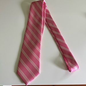 Men’s Brooks Brothers Tie - Pink/White Stripe